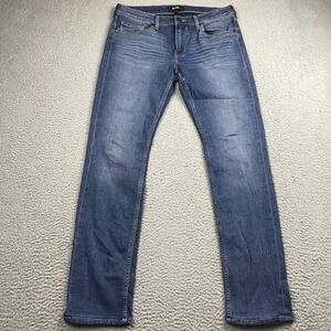 Paige Jeans Mens 32x31 Croft Blue Slim Straight Stretch Denim